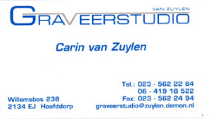 Kaartje carin-van-zuylen